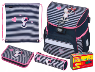 Aktovka školská taška - Satchel Herlitz Loop Plus Sladá sada
