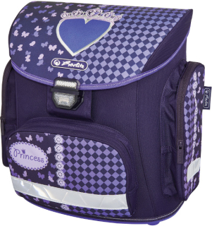 Aktovka školská taška - Tornister Herlitz Midi Diamond Backpack Heart 1KLASA