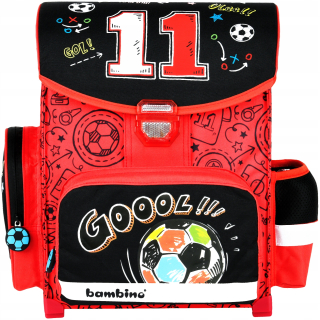 Aktovka školská taška - Bambino 1kg Futbal 631214 puzdro Satchel