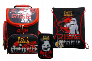 Aktovka školská taška - Schoolbag ceruzka Case Star Wars 3W11KG pre až 1 triedy