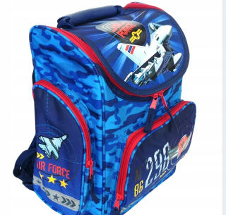 Aktovka školská taška - Tornister Bathpack Air Force St.MAJEWSKI SZ216