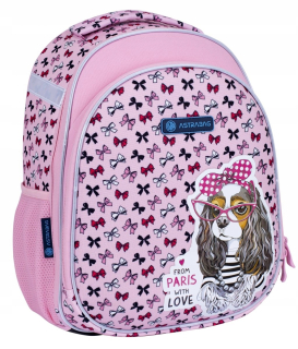 Aktovka školská taška - Satchel Backpack Astrabag Španiel Sweet Dog Pes