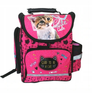 Aktovka školská taška - Satchel Backpack Cat Cat - Kotek St.MAJEWSKI R133