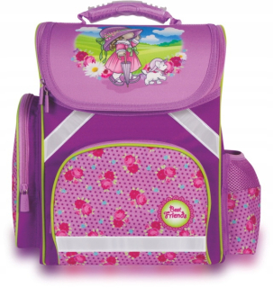 Aktovka školská taška - SchoolBag Backpack Ergo Friends Light A4 1 Trieda