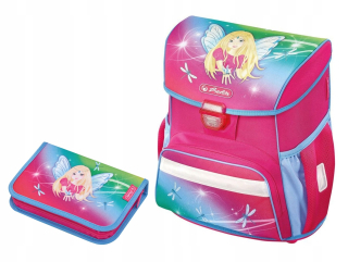 Školský batoh, taška - Schoolbag Backpack Herlitz Loop s rozprávkovým puzdrom na ceruzku