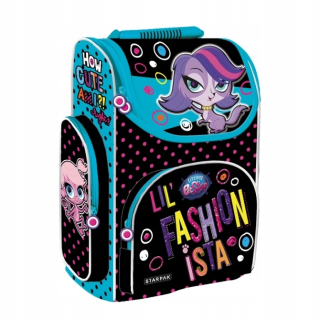 Littlest Pet Shop - SchoolBag Backpack School Light Stužený Reflex