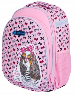 Aktovka školská taška - Školská taška Astrabag Pink Dog 31L