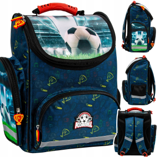 Aktovka školská taška - Škola Satchel pre Boy Futbal Futbal