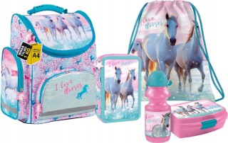 Aktovka školská taška - Ergo School Bag Set 5W1 Kone Kone Kone