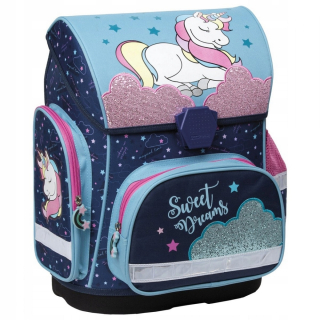 Aktovka školská taška - Školskábag Ergonomický Unicorn Unicorn Unicorn
