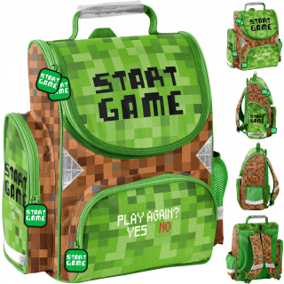 Aktovka školská taška - Školská taška hra Pixele Start hra pre Gamera