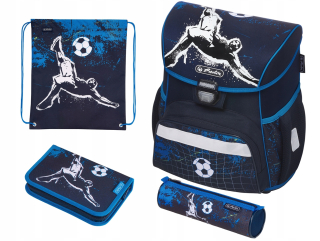 Aktovka školská taška - Schoolbag Herlitz Loop Plus Soccer Set