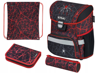 Aktovka školská taška - Schoolbag Herlitz Loop Plus Spider
