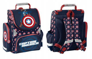 Aktovka školská taška - Škola Satchel Marvel Avengers kapitán Amerika