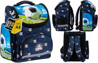 Aktovka školská taška - Školská taška Ball Futbal Ergo Derfer