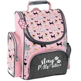Aktovka školská taška - Školská Satchel Pink v psoch na Rolls Paso