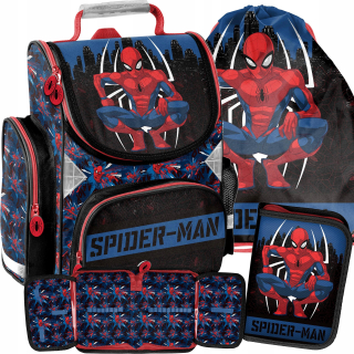 Aktovka školská taška - Školská taška Spiderman Boys Set 3ELE