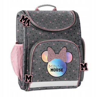 Aktovka školská taška - Školská taška sivá myš Minnie Disney Paso