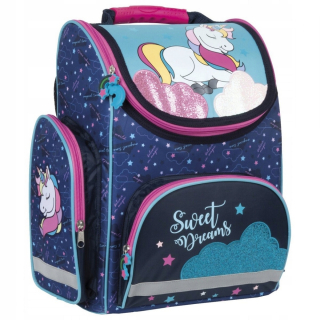 Aktovka školská taška - Schoolbag Unicorn Jdnoros s jednorožcom