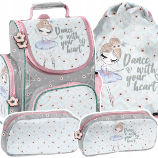 Aktovka školská taška - SchoolBag School Ballet Ballerina Ballerina Paso