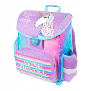 Aktovka školská taška - SchoolBag School Holo Unicorn