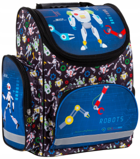 Aktovka školská taška - Schoolbag Ergonomické Derform Roboty