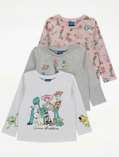 TOY STORY - Toy Story 3 ks Blúzka 104-110 cm 4-5 rokov Pixar