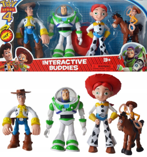 TOY STORY - Toy Story 4 Veľké čísla Buzz Skinny Jessie svieti