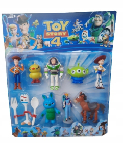 TOY STORY - Toy Story 4 Set 9 Figurines Chudy Sheriff Buzz