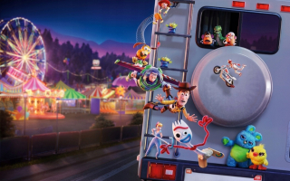 TOY STORY - Nástenné nálepky na hračku - plagát 60 cm K38