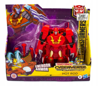 TRANSFORMERS - Transformátory Hot Rod Cyberverse Series Ultra E7107