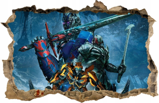 TRANSFORMERS - Transformátory Samolepka na stene 100x65 # 230