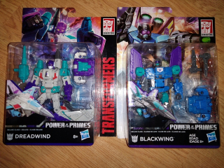 TRANSFORMERS - Transformátory Potp Dreadwind + Blackwing