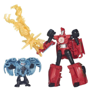Transformers - Robots in Disguise: Bojová sada - Sideswipe + Anvil