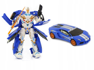TRANSFORMERS - Transformátory skladajúceho autora 2in1 lambo modrá