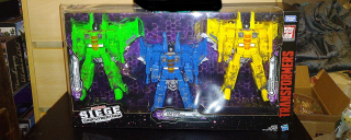 TRANSFORMERS - Transformátory WFC SIEGE RAINMAKERS 3-pack hľadači