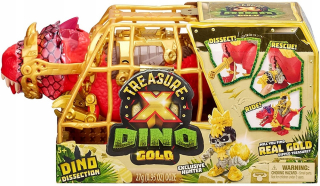Sada hračiek TREASURE X Dino Gold 41644 – Lovci, dinosaury, klietka