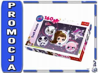 Littlest Pet Shop - TREFL 15236 Hviezdičky Puzzle 160el Novinka