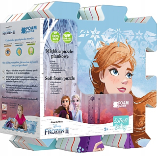 Elsa Frozen - Trefl Veľká puzzle pena zeme lord mrazené