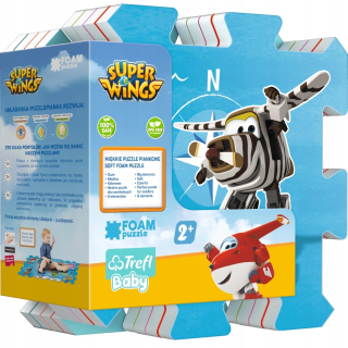 SUPER WINGS - TREFL Vzdelávacie puzzlopianka Super Wings