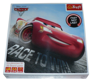 McQueen - Trefl hra Board hra 3D - Auto autá - Závode vyhrať