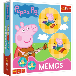 Pepa Pig - Trefl hra MEMOS PEPPA