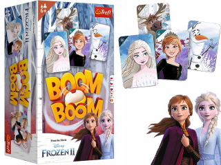 Elsa Frozen - TREFL Rodinná hra Boom Boom Mrazené II Pozemok ľadu