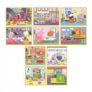 Pepa Pig - Trefl Puzzle 10W1 Pippa Pippa 329 EL