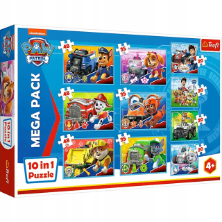 Puzzle 10v1 Psie hliadky 90355