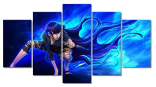 NARUTO - Tryptický na NARTO HINATA HYGA 150X80CM plot