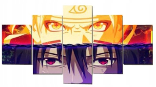 NARUTO - Tryptika obrázok na plote anime naruto 50x25cm