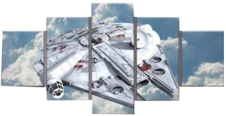 STAR WARS - Tryptics Obrázok na plotovom filme Star Wars 50x25cm