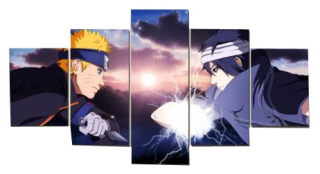 NARUTO - Tryptics obrázok na plote naruto uzumaki 200x100cm