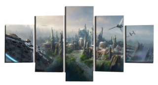 STAR WARS - Tryptika obrázok na plot. Star Wars 150x80cm Zobraziť